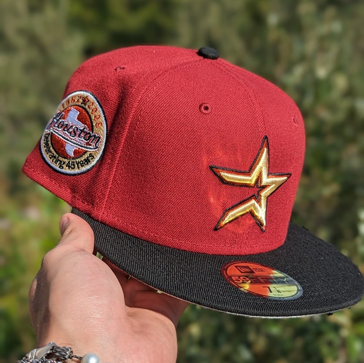 Red Houston Astros 45th Anniversary Strawberry Refresher Fitted